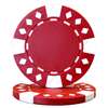 Diamond Suited Poker Chips - Red