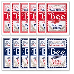 12 Bee Standard index - Red & Blue