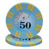 2 Stripe Twist Poker Chips - $50