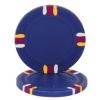 12 Stripe Poker Chips -Dark Blue