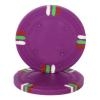 12 Stripe Poker Chips - Purple