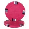 12 Stripe Poker Chips - Pink