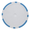 14 Gram Classic 8 Stripe Poker Chips-Light Blue