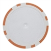 14 Gram Classic 8 Stripe Poker Chips-Orange