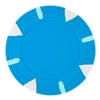 Triangle and Stick Poker Chips - Light Blue