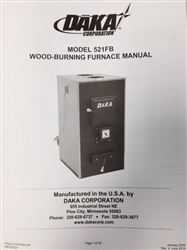 Operation Manual - Model 521FB