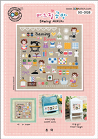 SO-3128 Sewing Atelier Cross Stitch Chart