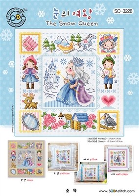 SO-3228 The Snow Queen Cross Stitch Chart