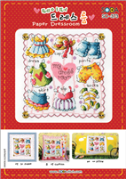 SO-373 Paper Dressroom Cross Stitch Chart