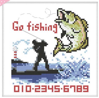 SO-FP30 Go fishing! Cross Stitch Chart