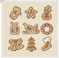 SO-FP32 Christmas and Cookie Cross Stitch Chart