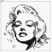 SO-FP52 Marilyn Monroe Cross Stitch Chart