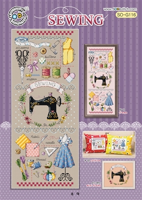 SO-G116 SEW Cross Stitch Chart