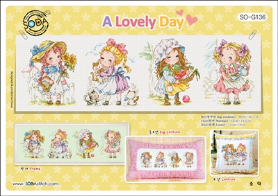 SO-G136 A Lovely Day Cross Stitch Chart