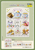 SO-G17 Cookie Time Cross Stitch Chart Cross Stitch Chart