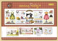 SO-G30 Sewing Room Cross Stitch Chart