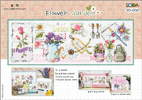 SO-G34 Flower Garden Cross Stitch Chart