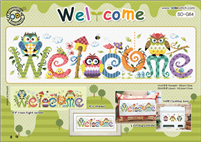 SO-G64 Welcome Cross Stitch Chart