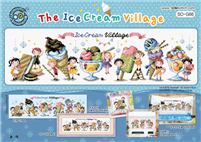 SO-G66 The Ice Cream Village Cross Stitch Chart
