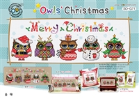 SO-G71  Owls' Christmas Cross Stitch Chart
