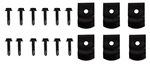 1966 - 1967 Chevelle SS Rocker Chrome Panel Molding Clip Set 1966 - 1967 Chevelle SS Rocker Chrome Panel Molding Clip Set