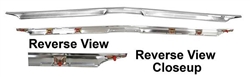 1968 - 1972 Nova Hood Lip Chrome Trim Moulding