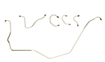 1968 Nova Brake Lines Set, Front Manual Disc