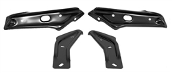 1968 Chevelle Bumper Brackets, Front 4 Piece Set