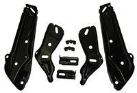 1971 - 1972 Chevelle Front Bumper Brackets, Complete 8 Piece Set