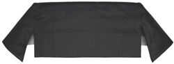 1966 - 1967 Chevelle Convertible Top Well Liner, Black