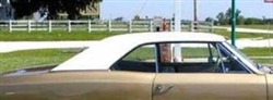 1966 - 1967 Chevelle Vinyl Top 2 Door Hardtop, White