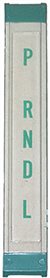 1968 - 1970 Nova Console Shifter Indicator Pattern Lens, Powerglide Transmission