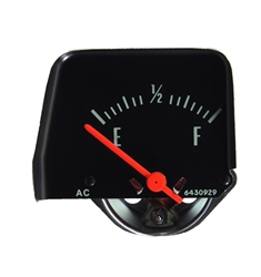 1968 - 1972 Nova Console Gauge, FUEL, Black