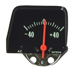 1968 - 1974 Nova Console Gauge, AMP Meter, Black