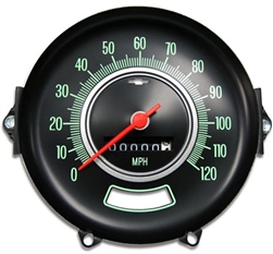 1969 Chevelle 120 MPH Speedometer without Speed Warning