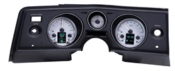 1969 Chevelle Dash Instrument Cluster Gauges Set, HDX : Speedometer, Tachometer, Oil Pressure, Water Temp, Voltmeter and Fuel