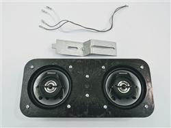 1966 - 1967 Chevelle Center Dash Dual Front Kenwood Speakers, With Air Conditioning