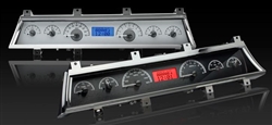 1966 - 1967 Chevelle Dash Instrument Cluster Gauges Set, VHX : Speedometer, Tachometer, Oil Pressure, Water Temp, Voltmeter and Fuel