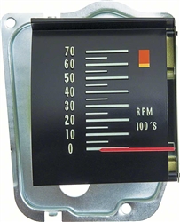 1968 SS Chevelle Factory Style Center Dash Roll Tachometer with 6000 RPM Redline
