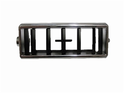 1969 - 1972 Chevelle Dash Air Vent Outlet Louver Center Insert, Complete Outer Chrome Housing