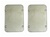 Kick Panel Speaker Grilles, 68-69 Nova and 65-69 Chevelle, O.E. Style - Pair