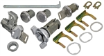 1969 Chevelle Complete Lock Cylinder Set With Keys, Square Head
