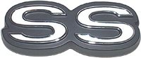 1968 - 1969 Nova SS Rear Taillight Panel Emblem, Super Sport, OE Style