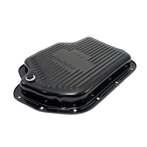 1967 - 1972 Chevelle or Nova Turbo 400 Automatic Transmission Pan, TH-400 Black Finned