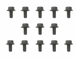 Transmission Pan Bolts Set, Automatic TH350 or TH400, Black, 13 Pieces