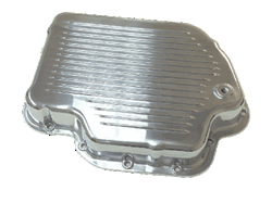 Transmission Pan, TH-400, Polished Aluminum