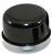 Valve Cover Breather Cap, Black Push-In, 1" Diameter