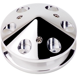 1966 - 1972 Billet Specialties Alternator Pulley, Polished Aluminum