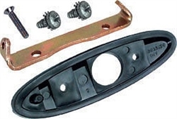 1970 - 1974 Nova Exterior Bullet Door Mirror Mounting Bracket, Gasket and Hardware Kit, RH