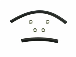 1964 - 1974 Chevelle or Nova Fuel Gas Line Hoses Set, 3/8 Inch, Clamps Included